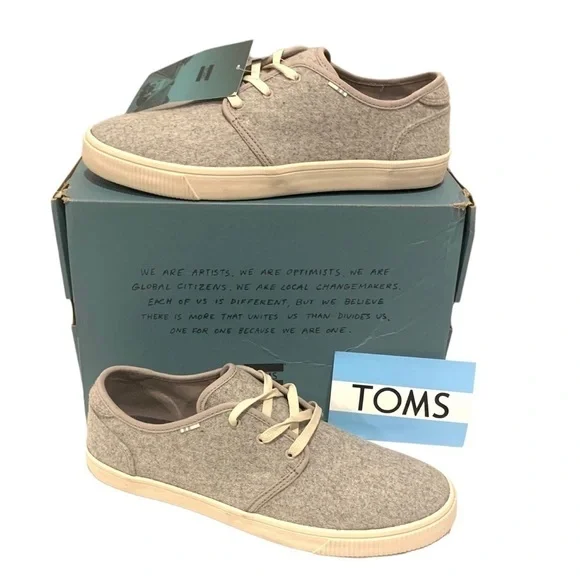Toms | Shoes | Toms Carlo Sneaker Mens Size 85 M Drizzle  display picture 1